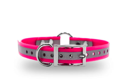 Dog Collars - 1” Reflexive Dayglo Collars