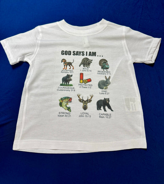 God says I am... - Kids T-Shirt