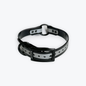 1 in reflective dog collar with black hardware